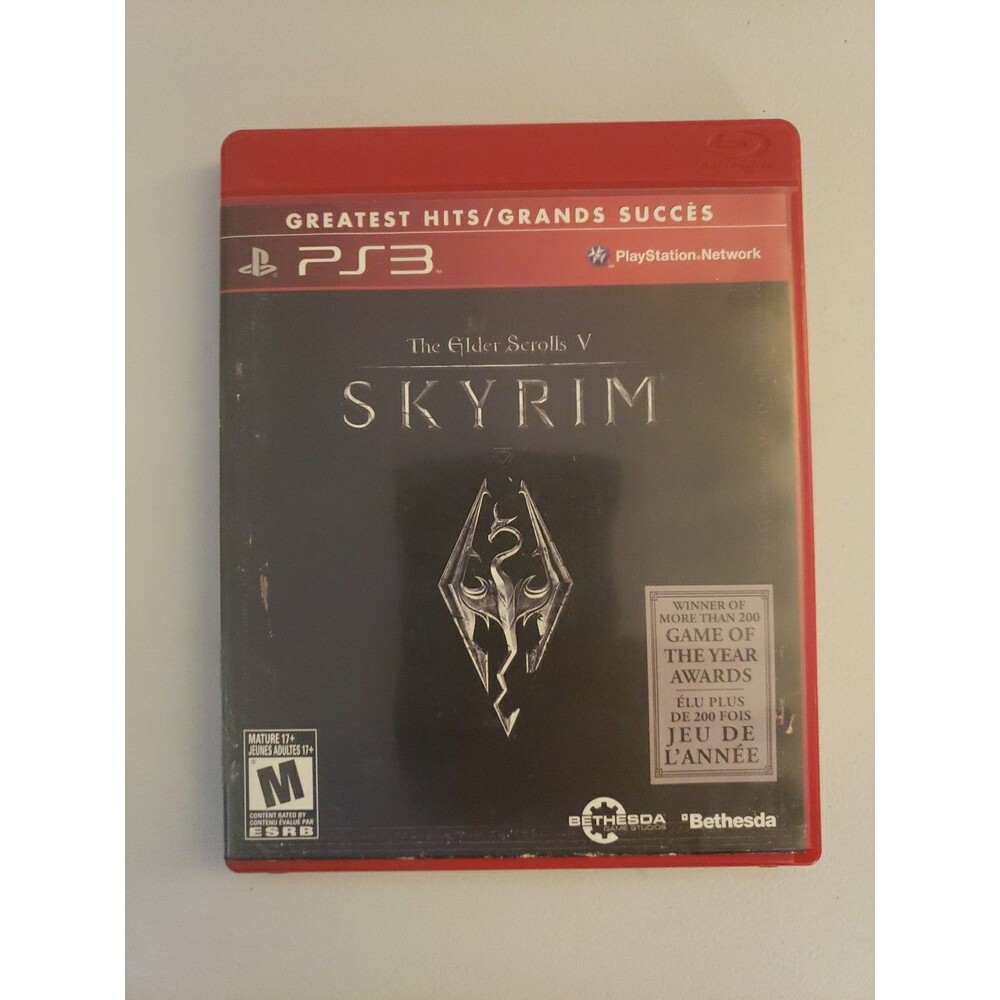 Elder Scrolls V Skyrim - Greatest Hits PlayStation 3 PS3 - Complete CIB Tested